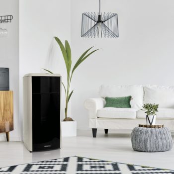 Termostufa a pellet Carlotta Omnia 23 Idro Lux Black Line